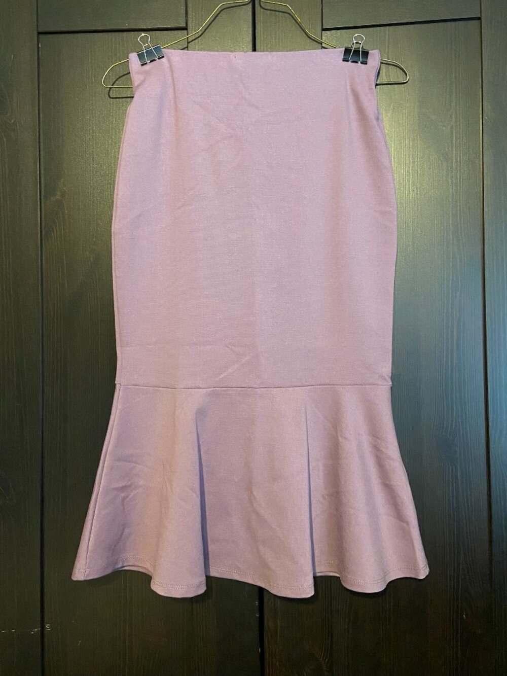 Lavender Fishtail Skirt New with tags Haute Mode Brand Size S